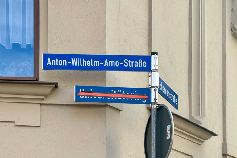 Mehr über den Artikel erfahren Teilstück des Unirings soll in Amo-Straße umbenannt werden